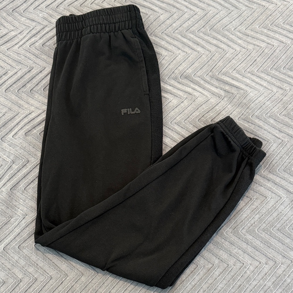 Fila Black Jogger Sweatpants